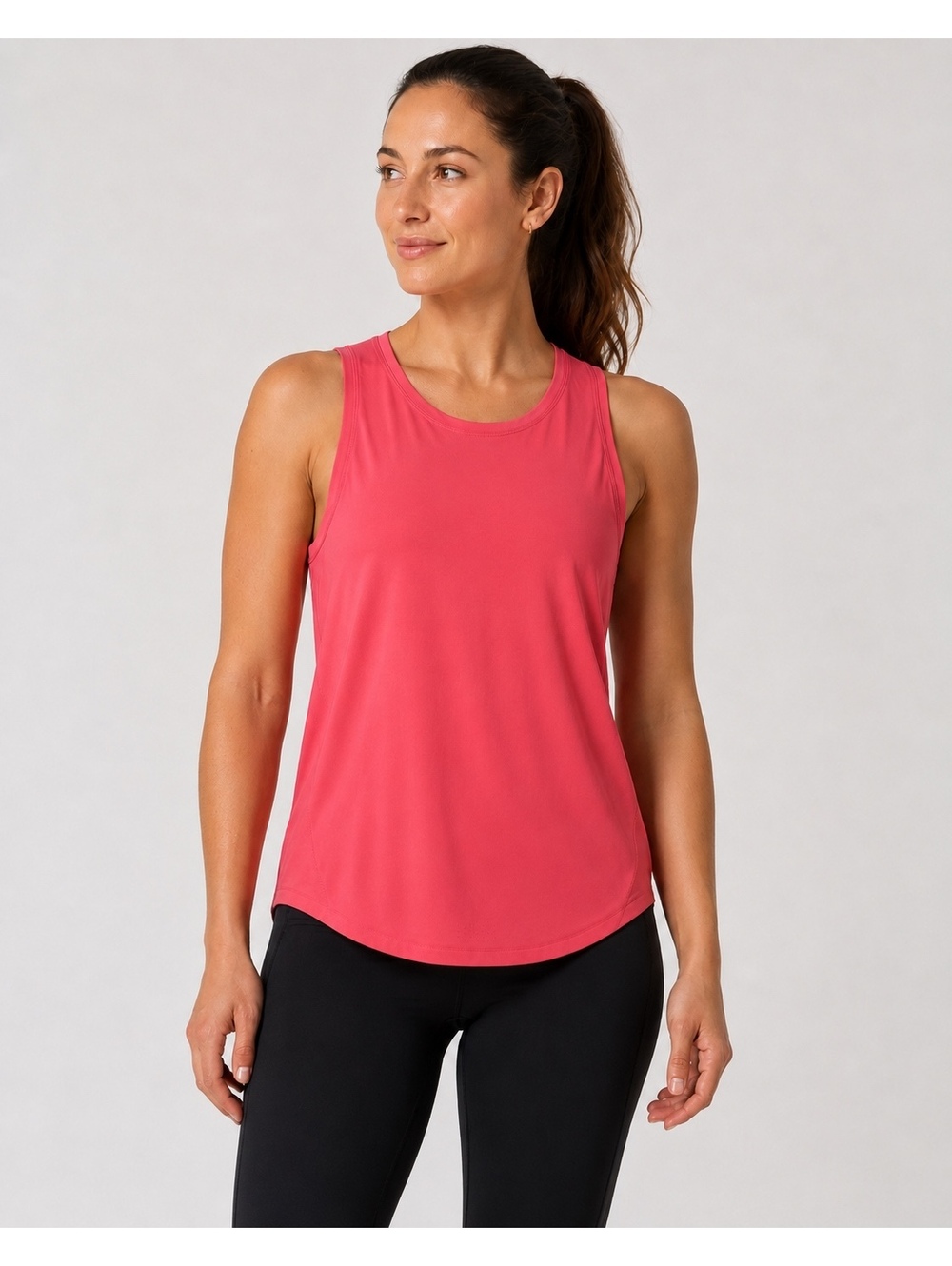 Lululemon Women’s Coral Pink Sleeveless Athletic Tank Top Mesh Back Size L?